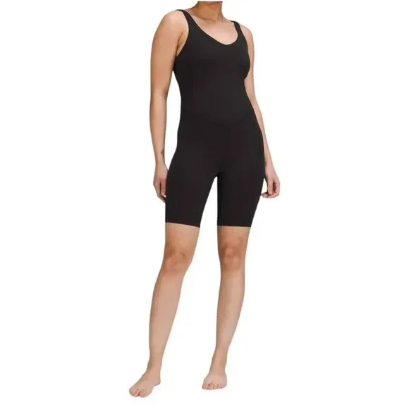 Lululemon Align One piece bodysuit black activewear womens 8 M - Picture 1 of 6